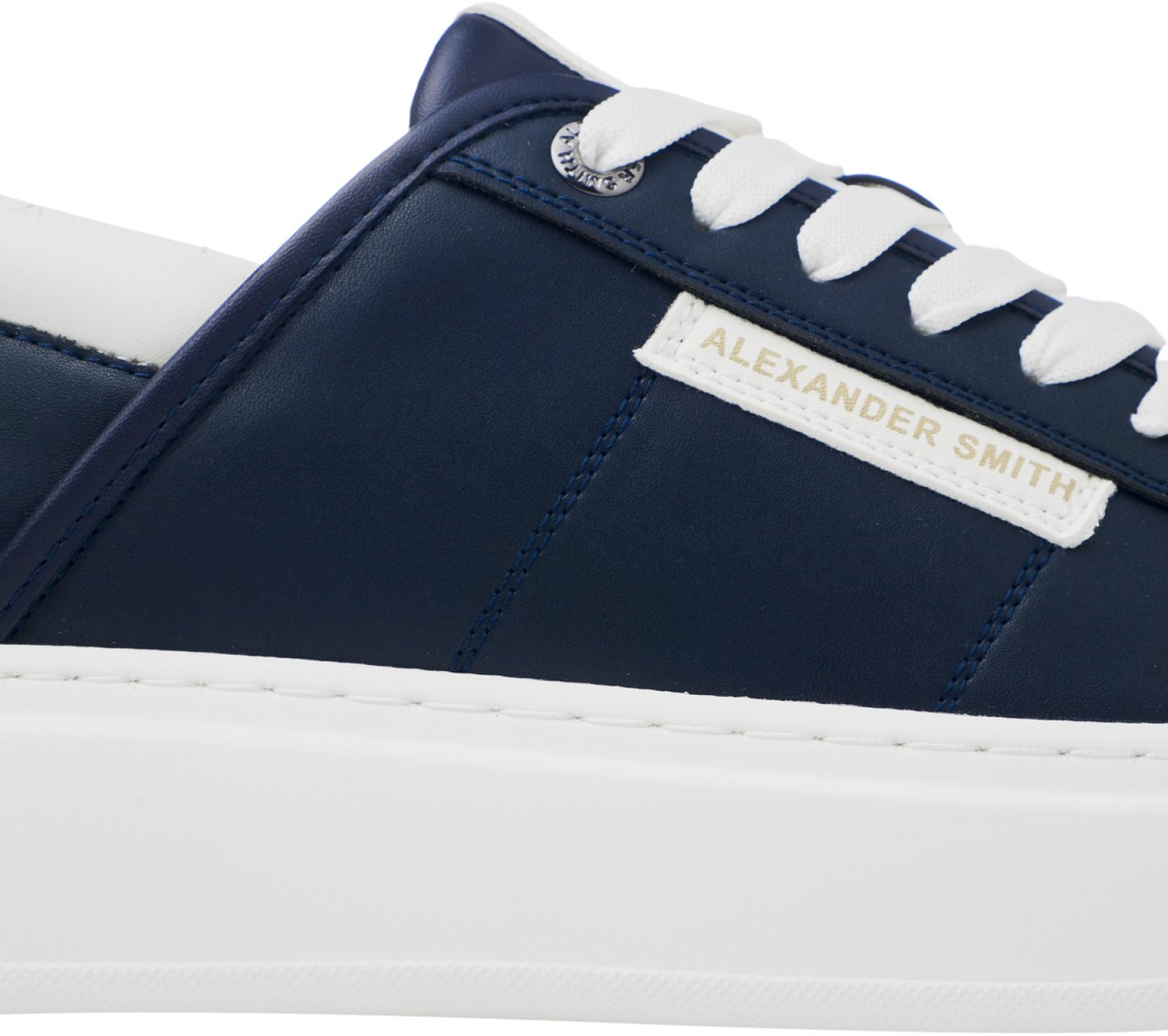 Alexander Smith Sneakers EcoWembley in pelle vegana blu Blauw