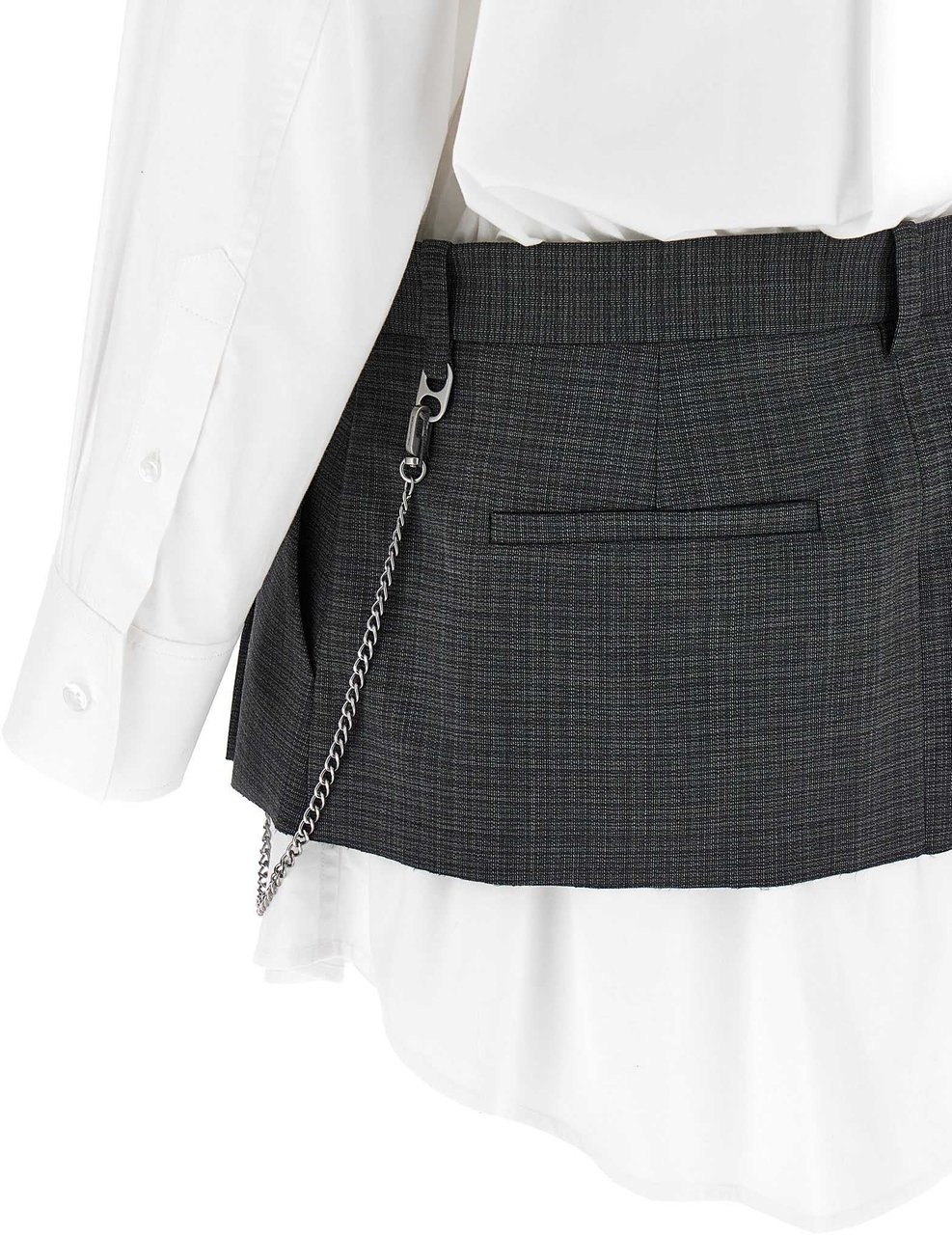 Alexander Wang Multicolor Cotton Short Dress Divers