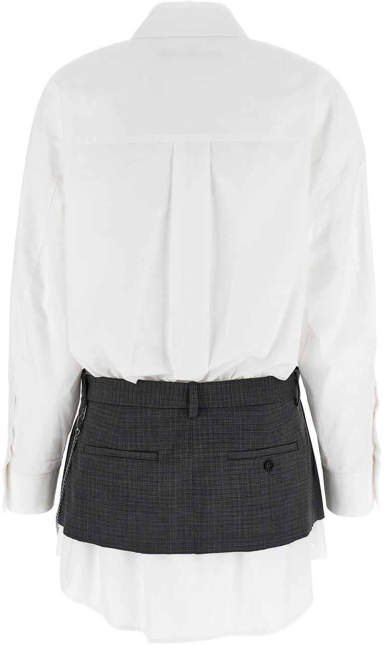 Alexander Wang Multicolor Cotton Short Dress Divers