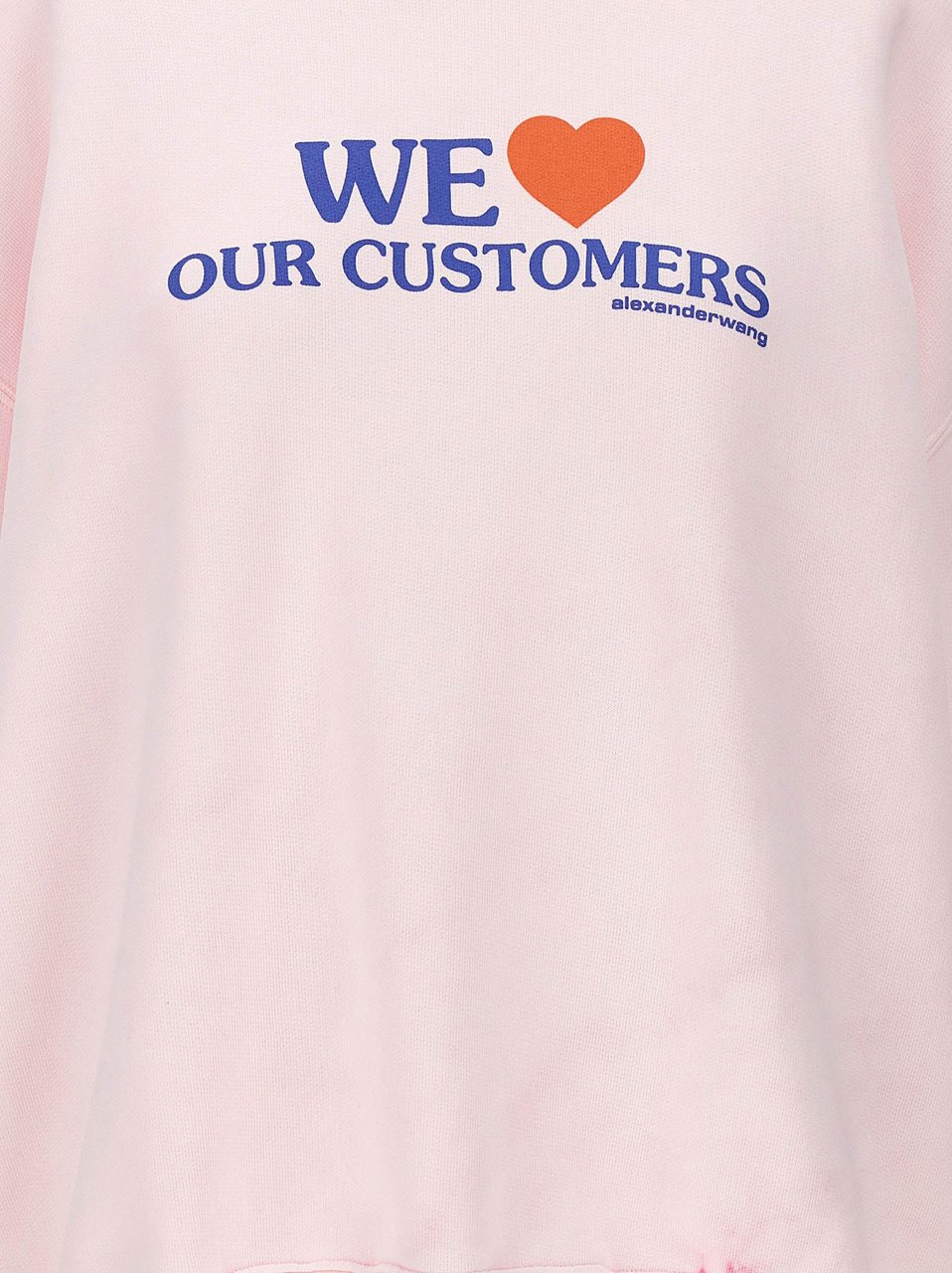 Alexander Wang Multicolor Cotton Sweatshirt Roze