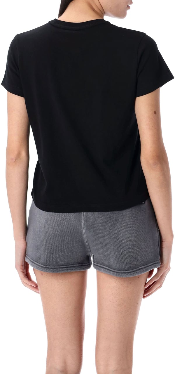 Alexander Wang Distressed logo t-shirt Zwart