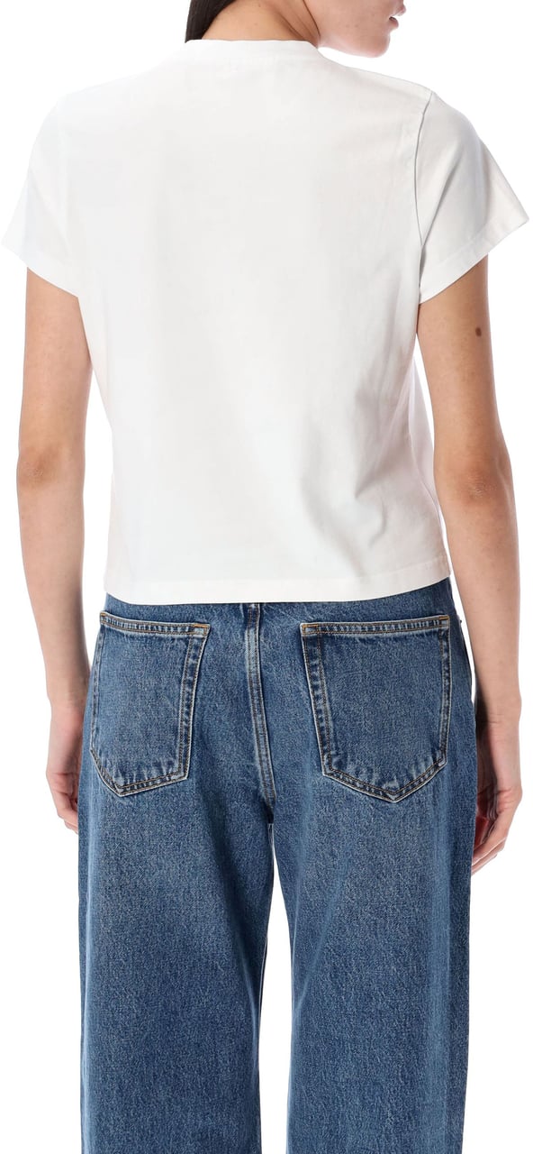 Alexander Wang Shrunken Tee Vintage White Wit