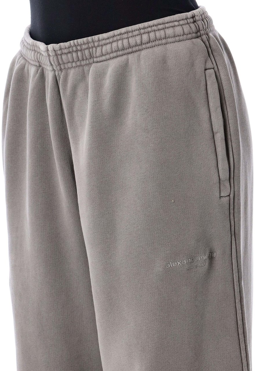 Alexander Wang Articulated Leg Sweat Pant Washed Cement Grijs