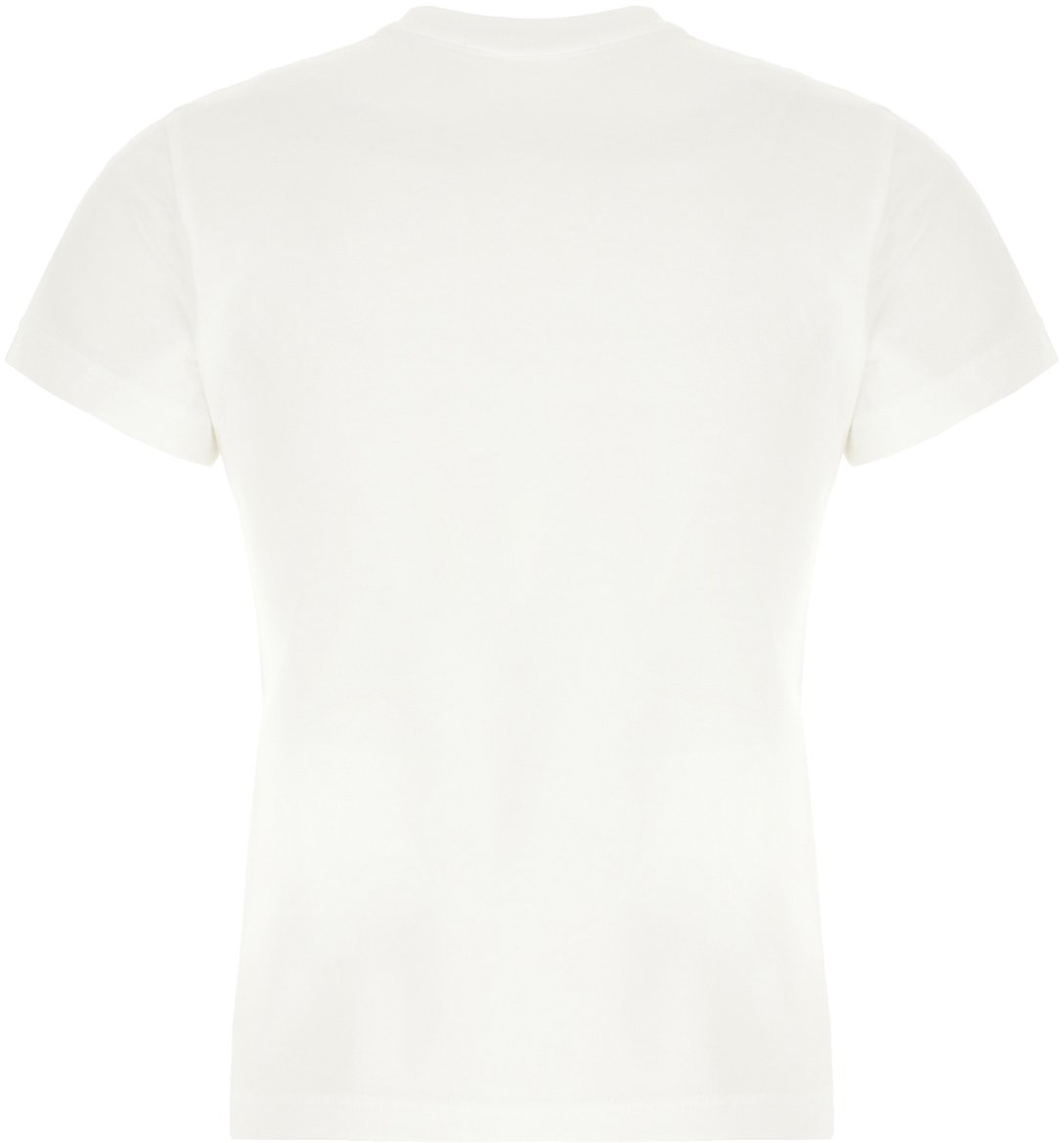 Alexander Wang White stretch cotton t-shirt Wit