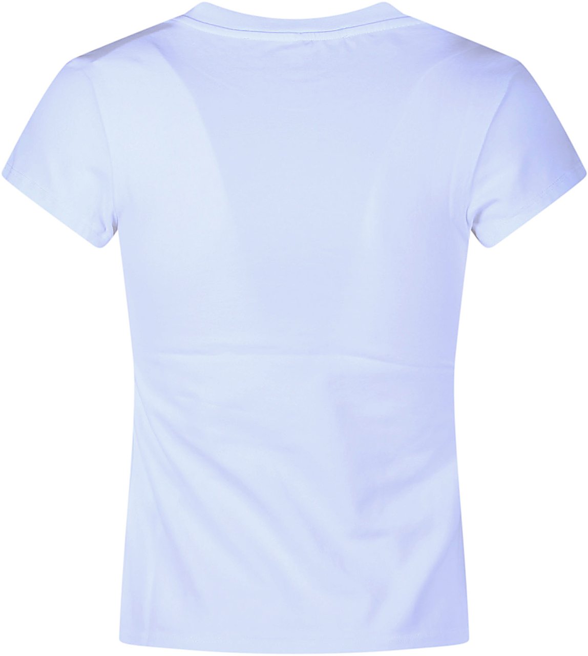 Alexander Wang Logo Print Fitted T-shirt White Wit