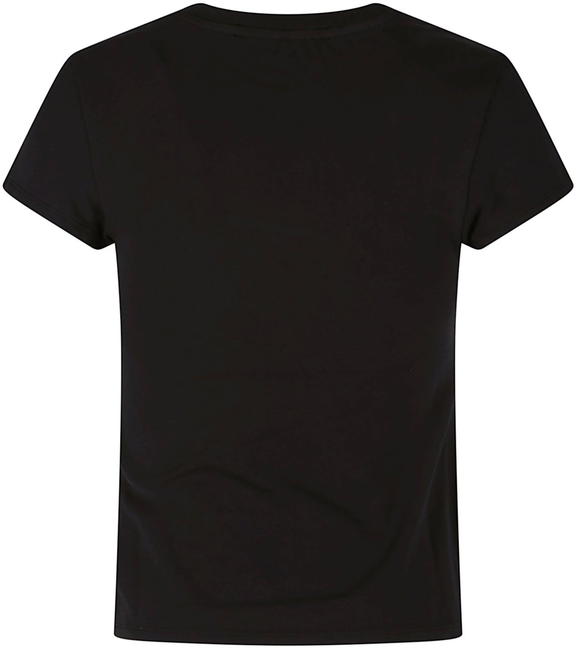 Alexander Wang Logo Print Fitted T-shirt Black Zwart