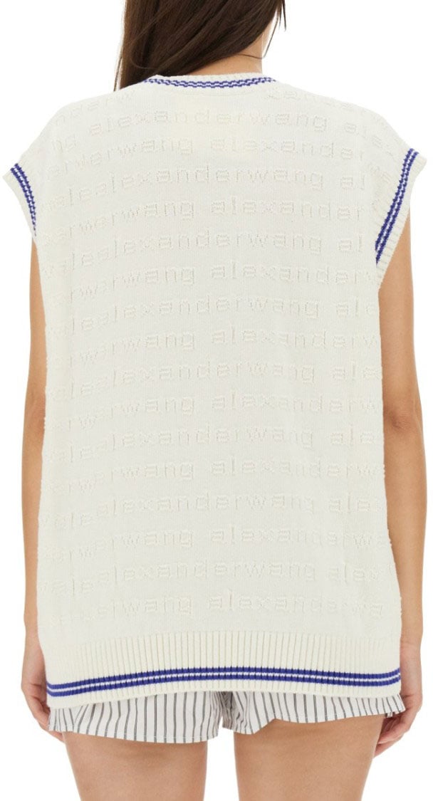Alexander Wang V-Neck Vest Neutraal