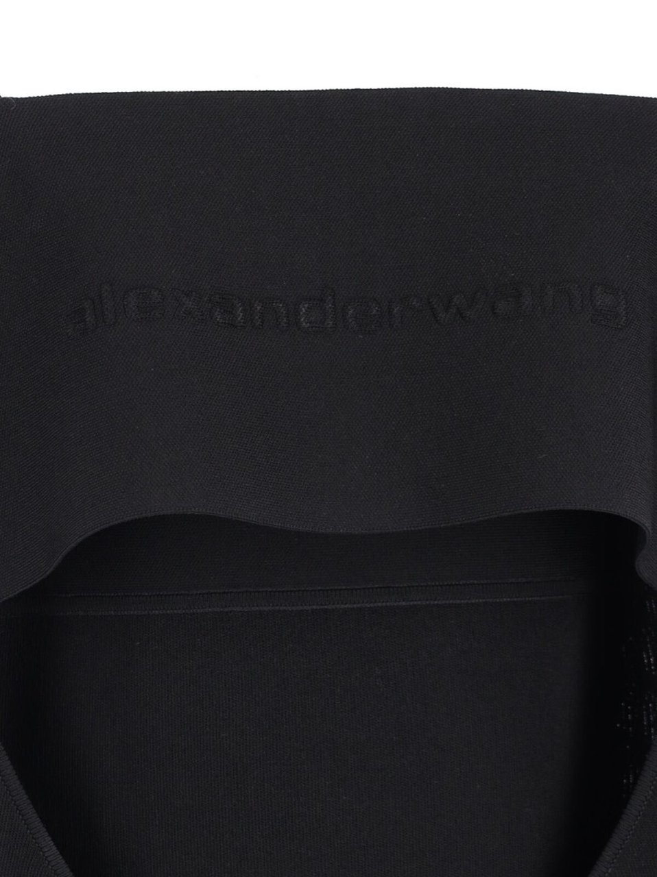 Alexander Wang Logo Mini Dress – Black Zwart
