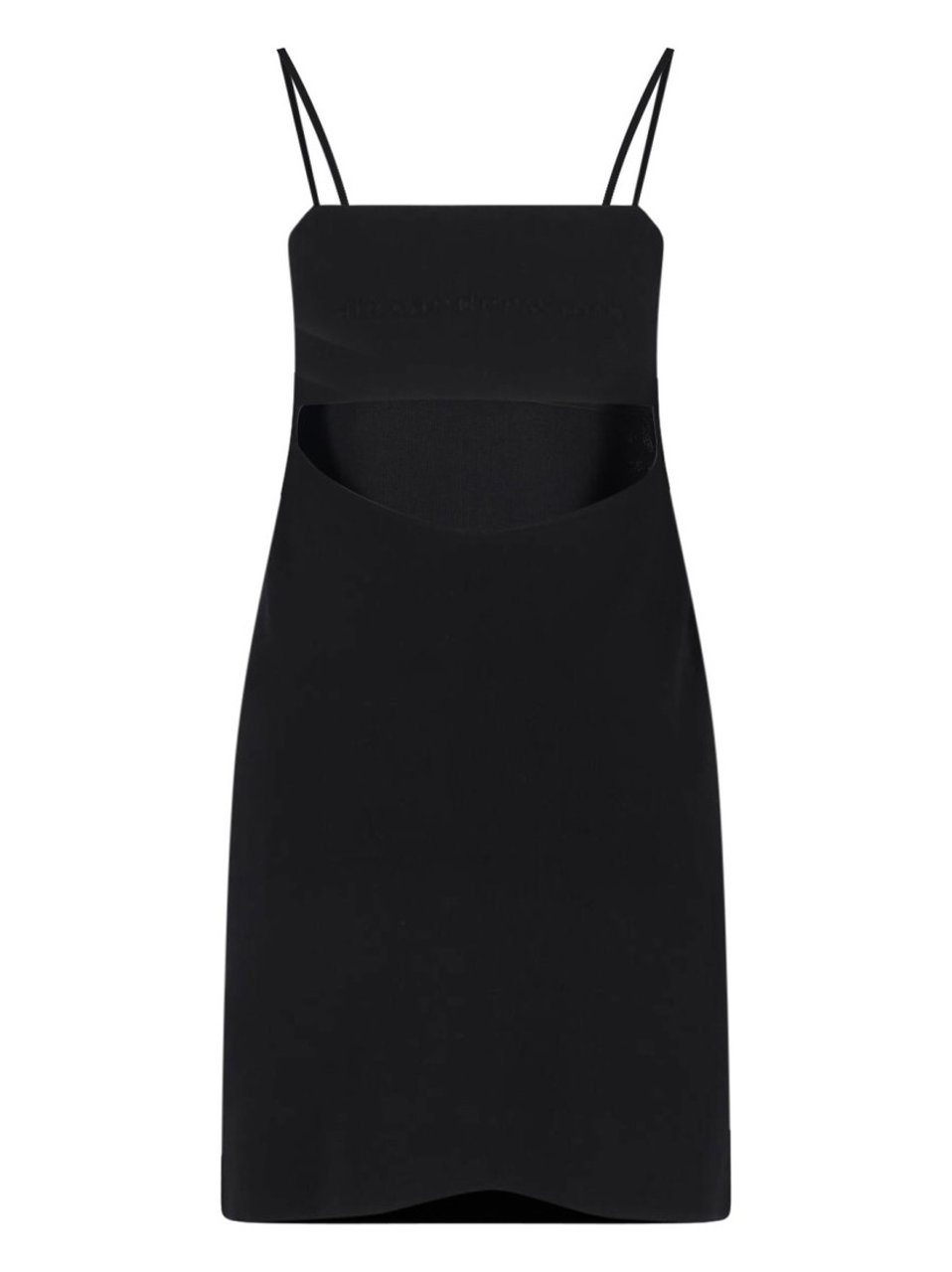 Alexander Wang Logo Mini Dress – Black Zwart