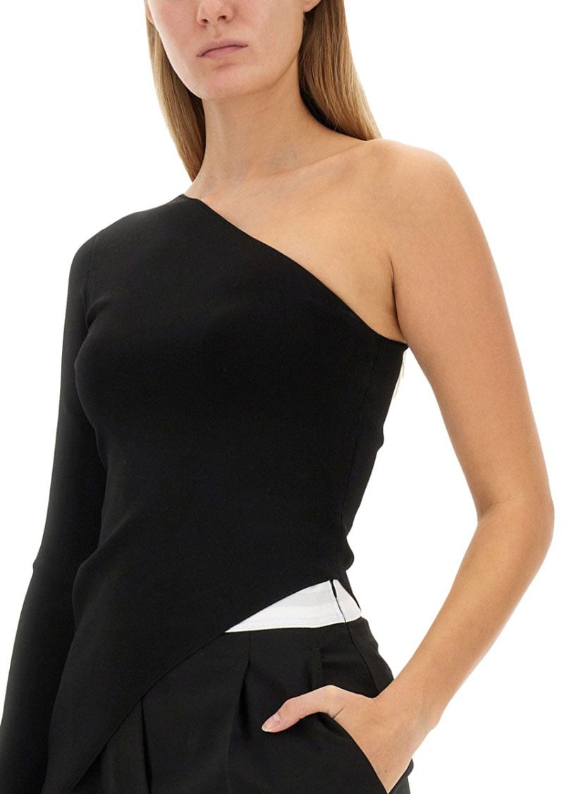 Alexander Wang Asymmetrical Top Zwart