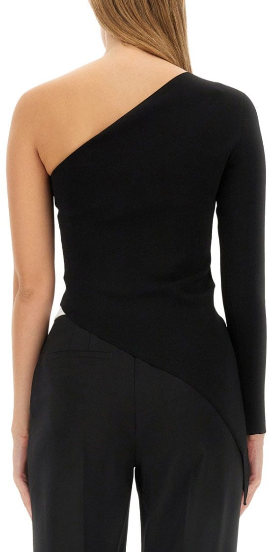Alexander Wang Asymmetrical Top Zwart