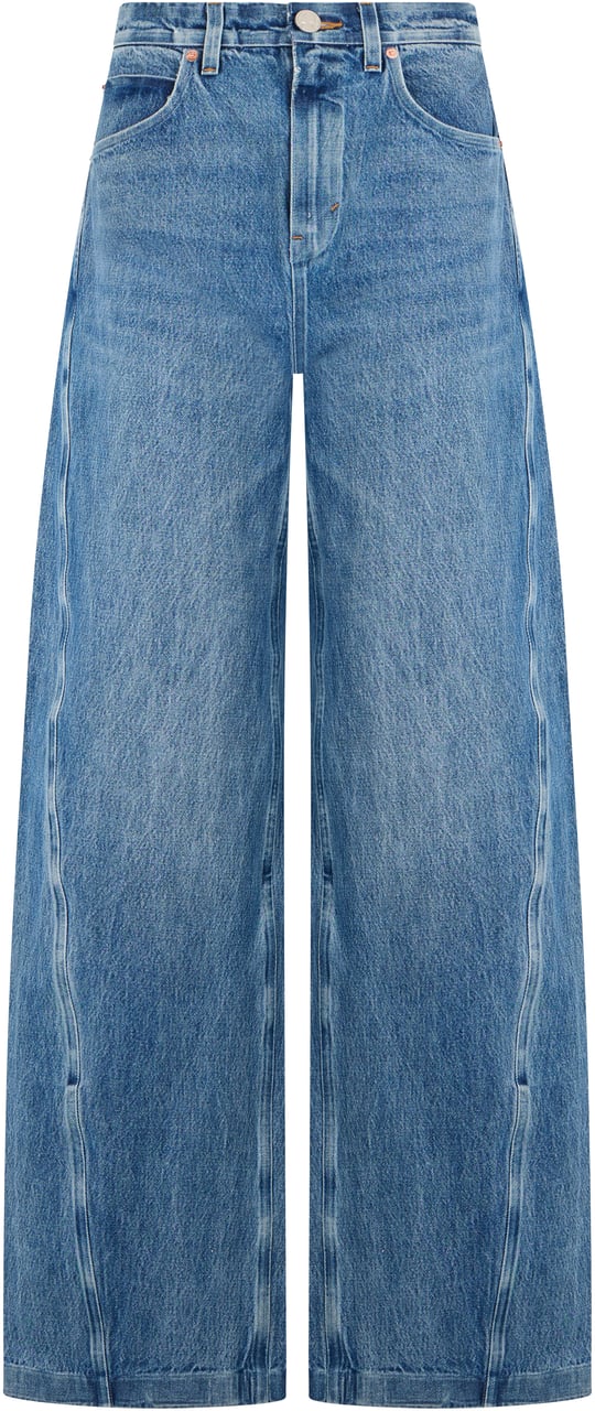 Alexander Wang Loose jeans in cotton Lichtblauw