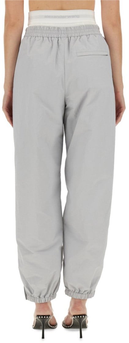Alexander Wang Sports Pants With Integrated Underwear Grijs