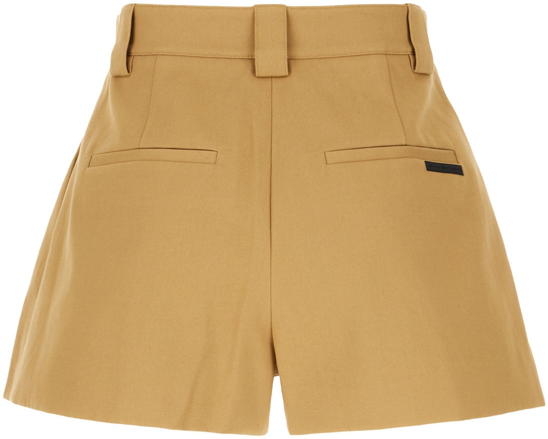 Alexander Wang Alexander Wang Camel cotton shorts Bruin