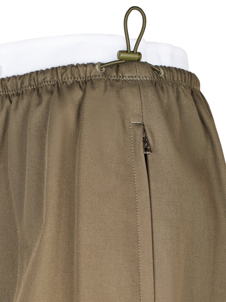 Alexander Wang Wide-Leg Trousers with Articulated Knees Neutraal