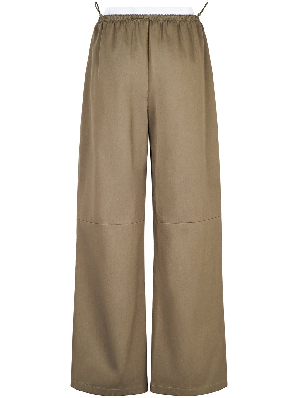 Alexander Wang Wide-Leg Trousers with Articulated Knees Neutraal