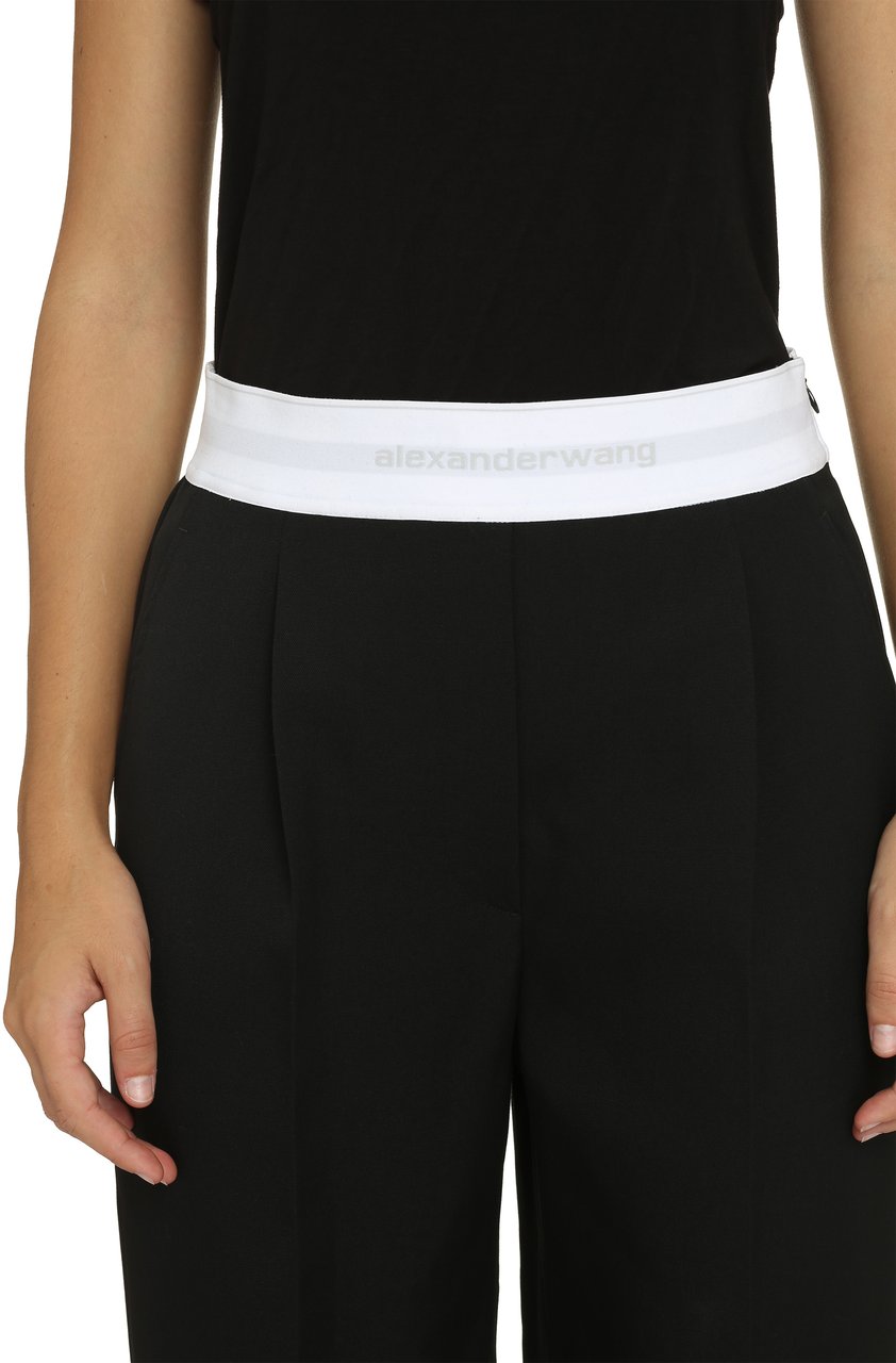 Alexander Wang Wool trousers Zwart