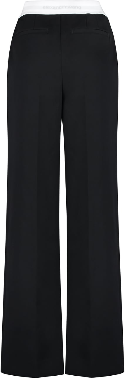 Alexander Wang Wool trousers Zwart