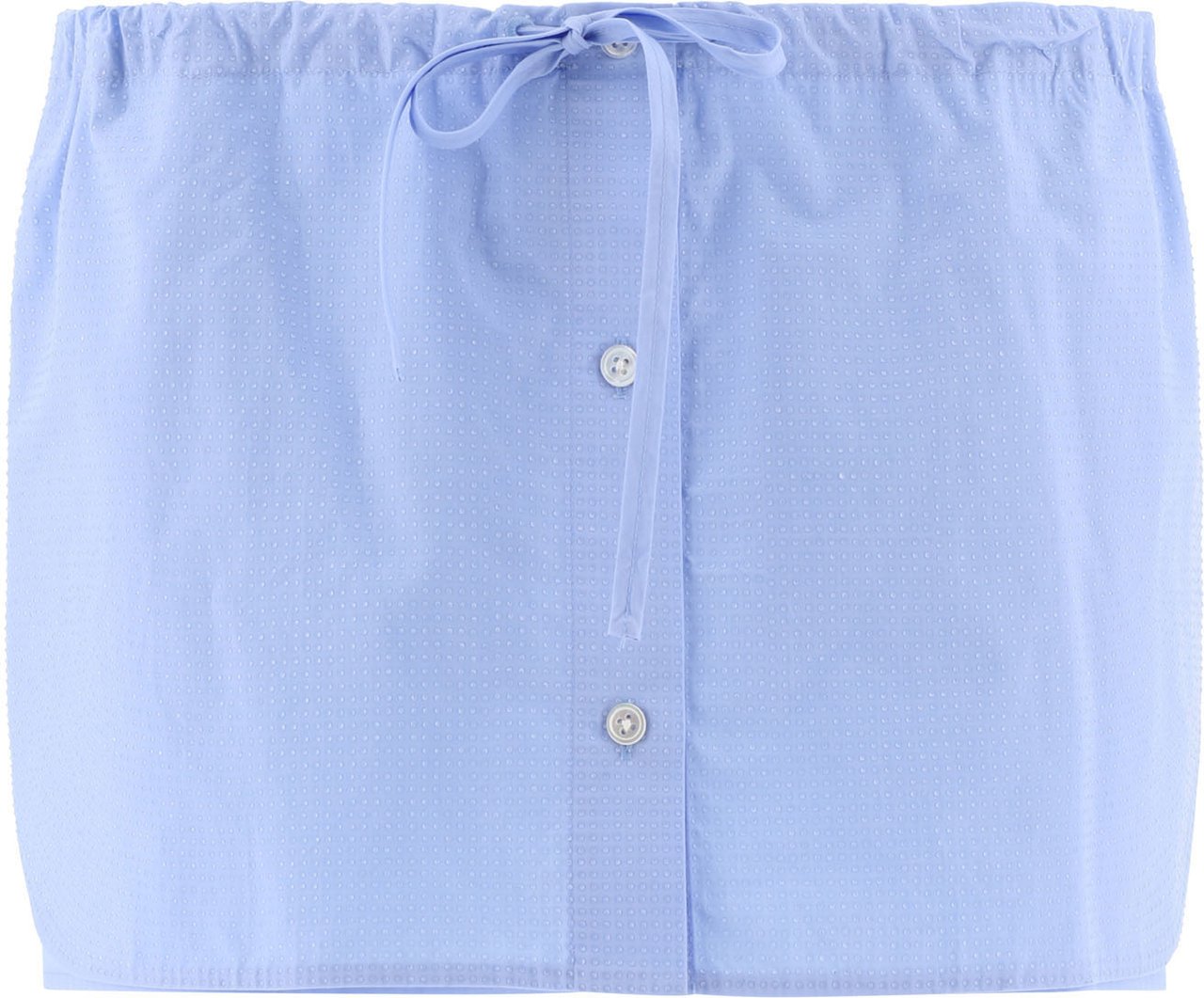 Alexander Wang Drawstring skort with crystal hotfix Blauw