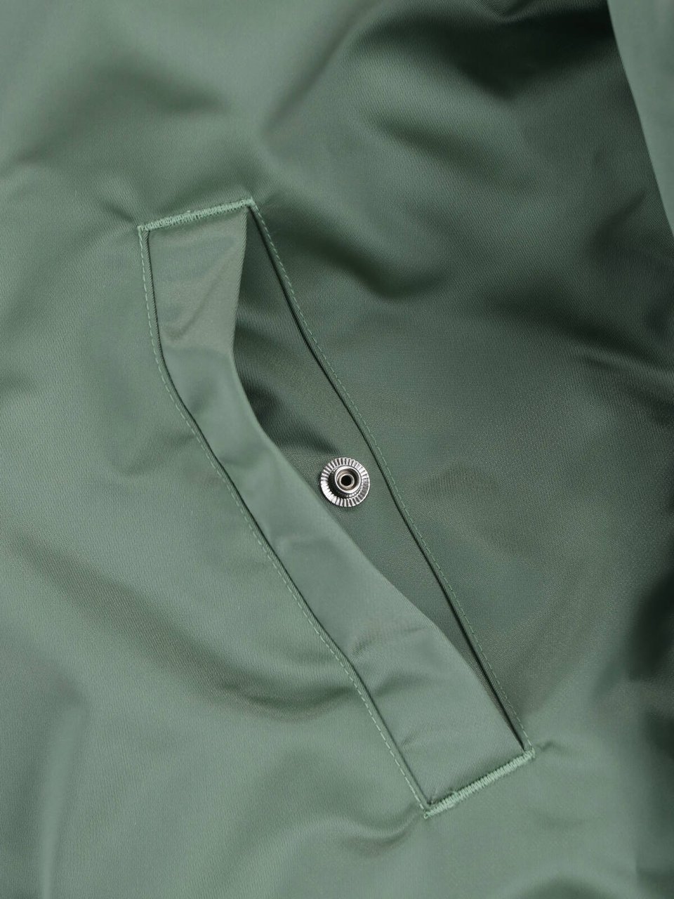 Alexander Wang Green Drawstring Collar Bomber Jacket Groen