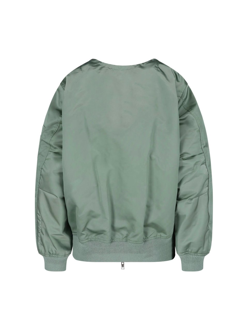 Alexander Wang Green Drawstring Collar Bomber Jacket Groen