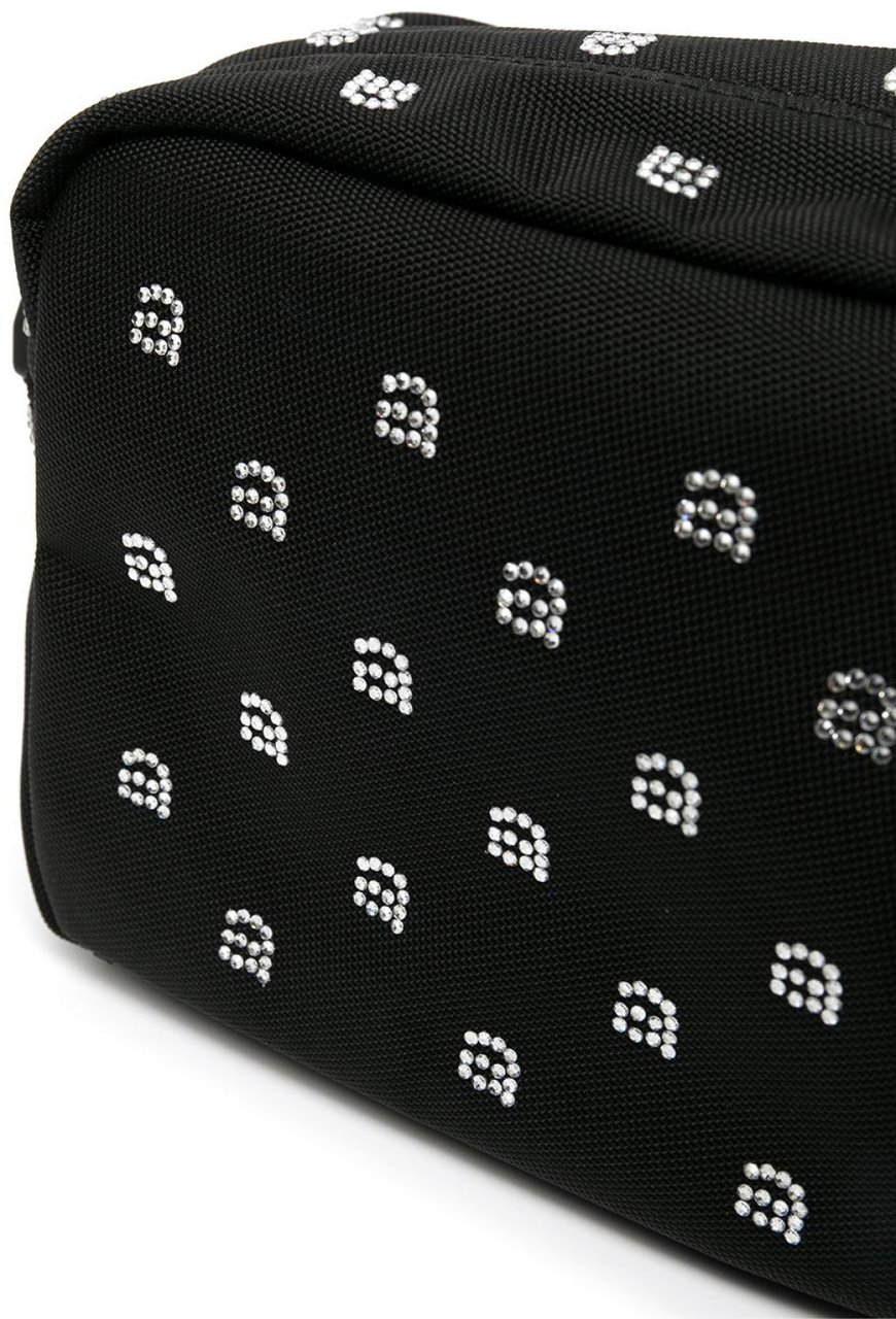 Alexander Wang Wangsport Crystal Logo Camera Bag Zwart
