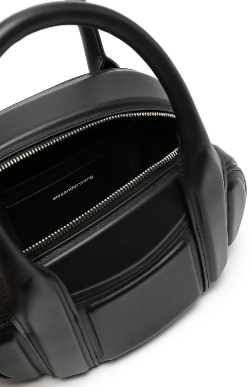 Alexander Wang Roc Leather Shoulder Bag Zwart
