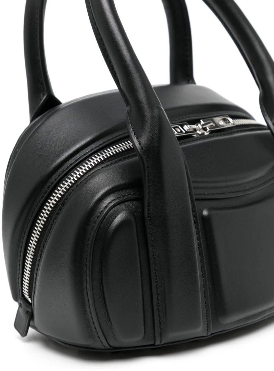 Alexander Wang Roc Leather Shoulder Bag Zwart