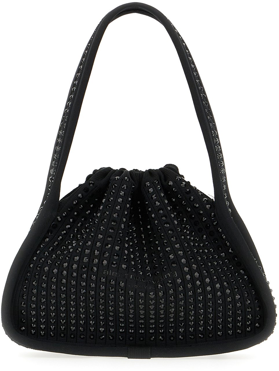 Alexander Wang Alexander Wang Embellished fabric handbag Zwart