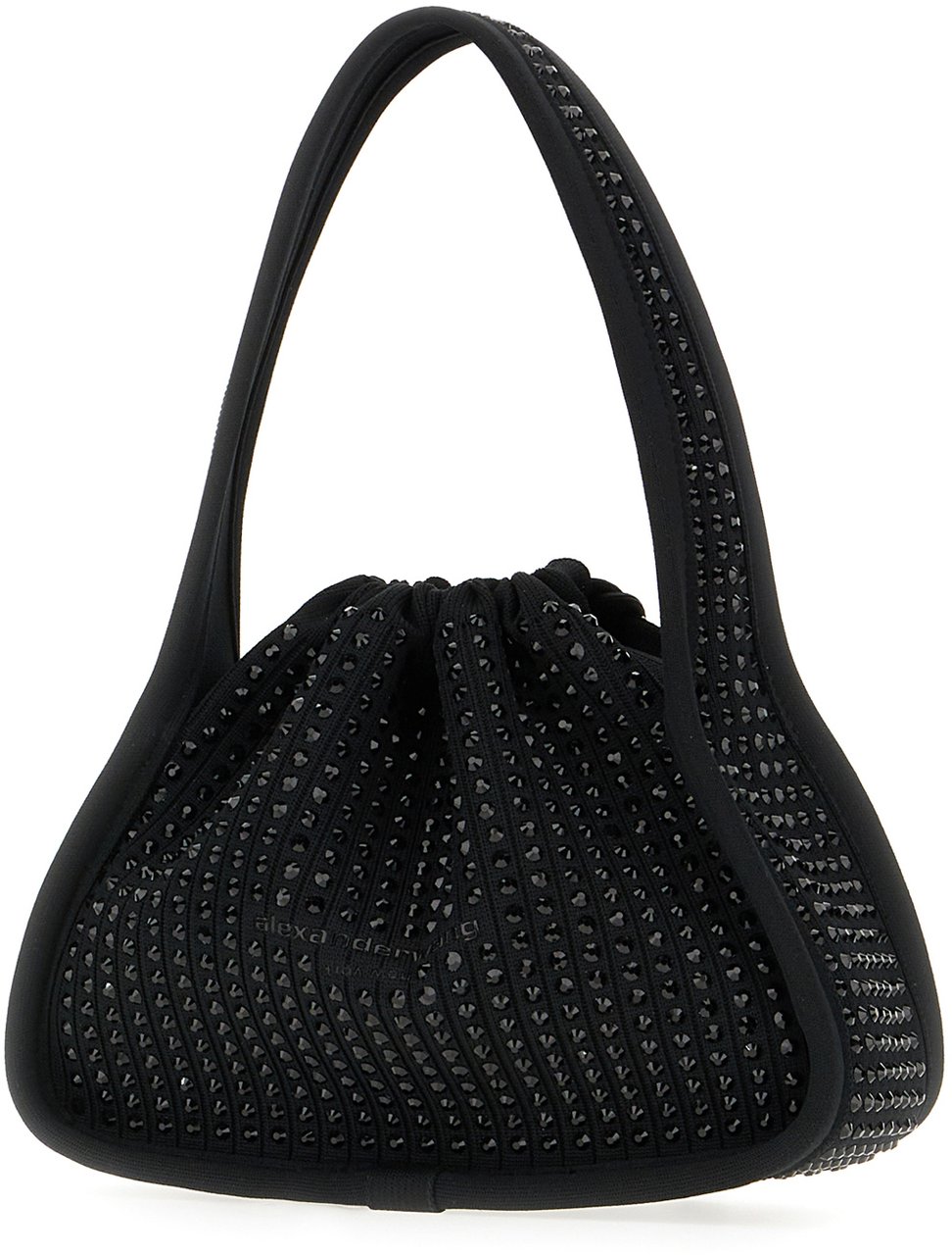 Alexander Wang Alexander Wang Embellished fabric handbag Zwart