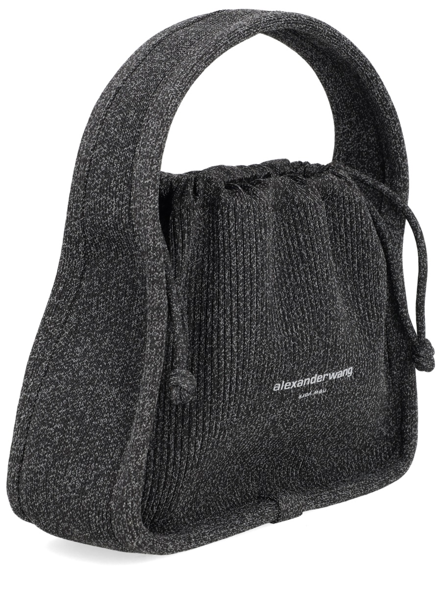 Alexander Wang Black Ryan Small Polyester-Blend Tote Bag Zwart