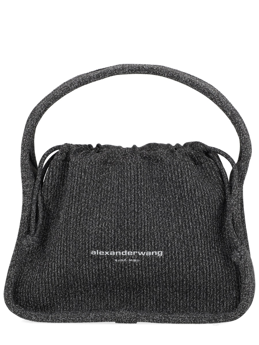 Alexander Wang Black Ryan Small Polyester-Blend Tote Bag Zwart