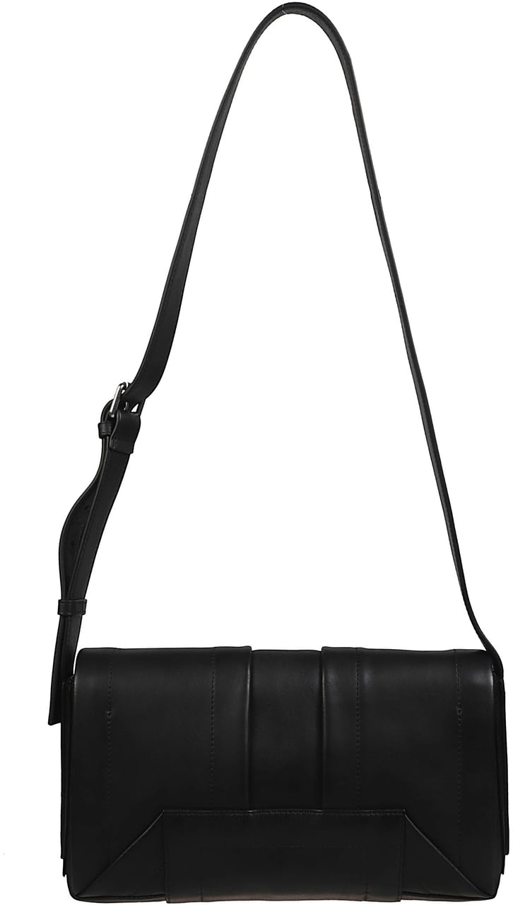 Alexander Wang Pack Medium Flap Crossbody Bag Black Zwart