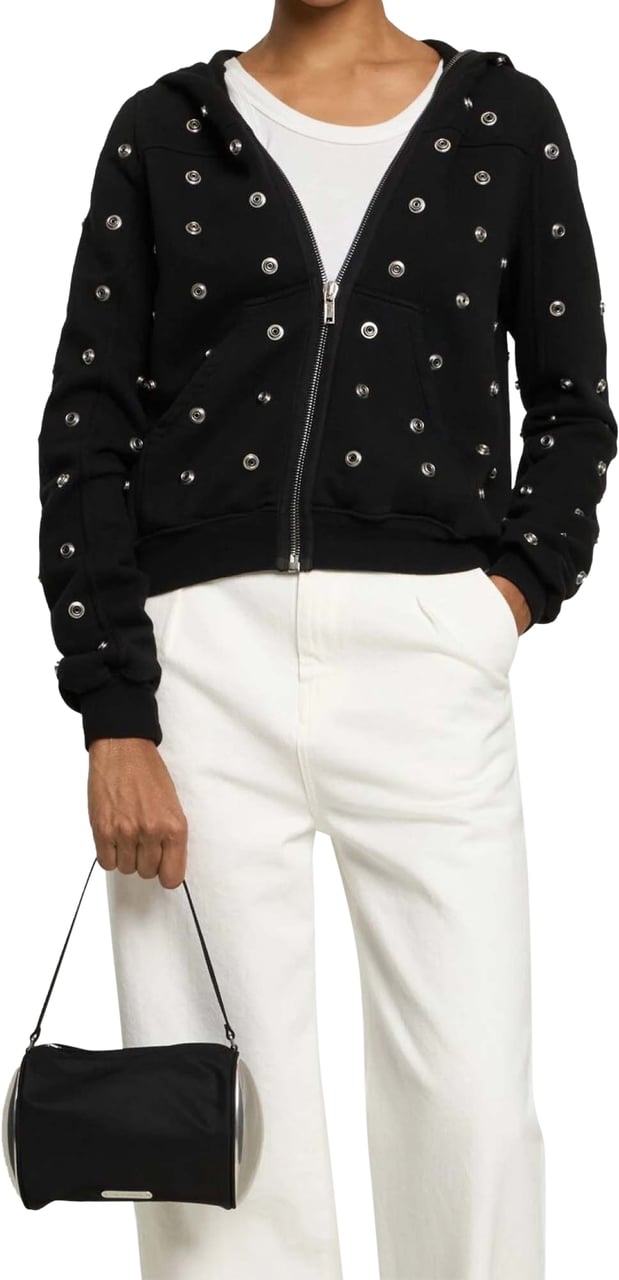 Alexander Wang Dome Barrel Pochette Bag Zwart