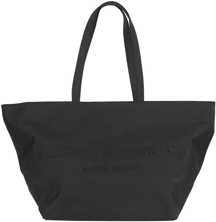 Alexander Wang Grey Punch Tote Bag Zwart