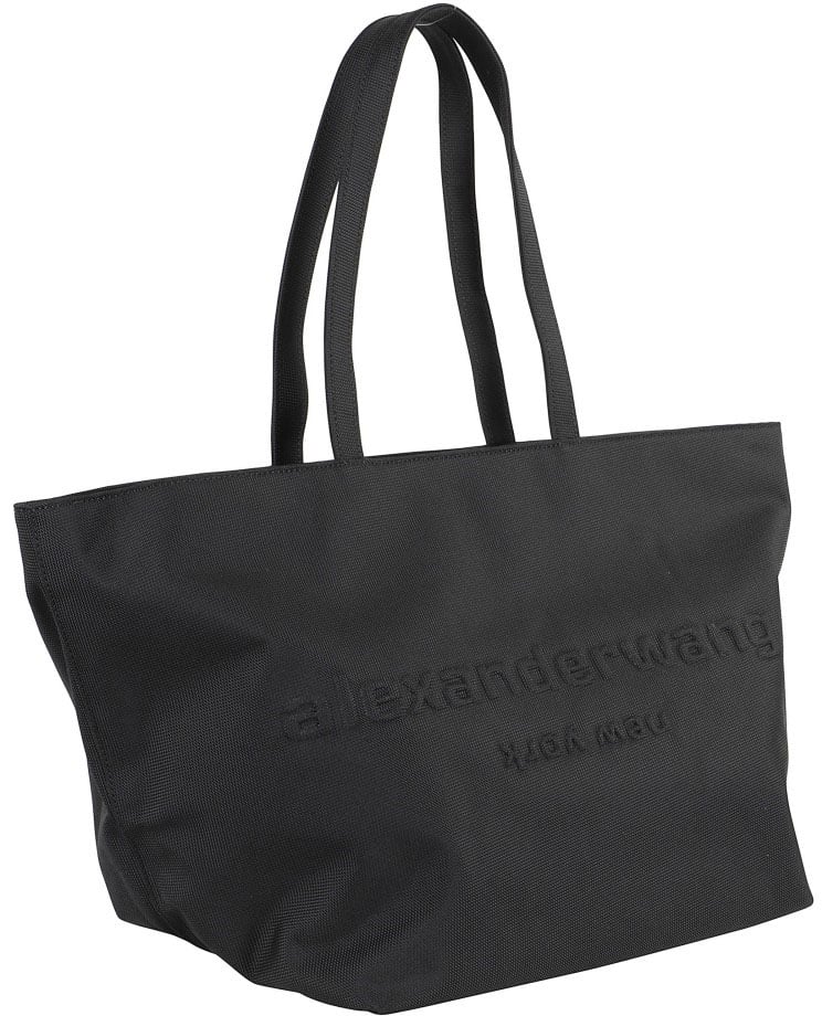 Alexander Wang Grey Punch Tote Bag Zwart