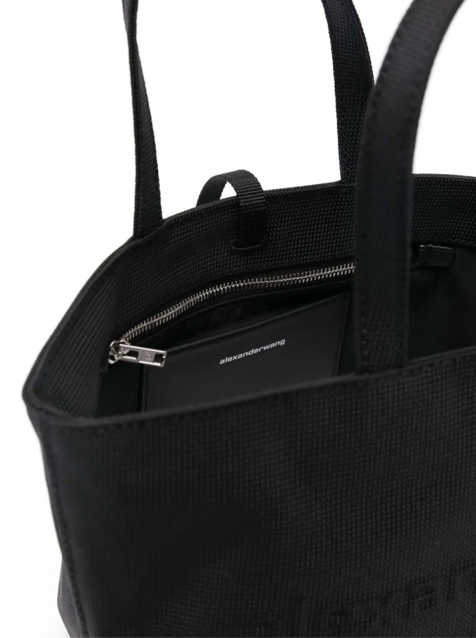 Alexander Wang Punch Logo Small Tote Bag Zwart