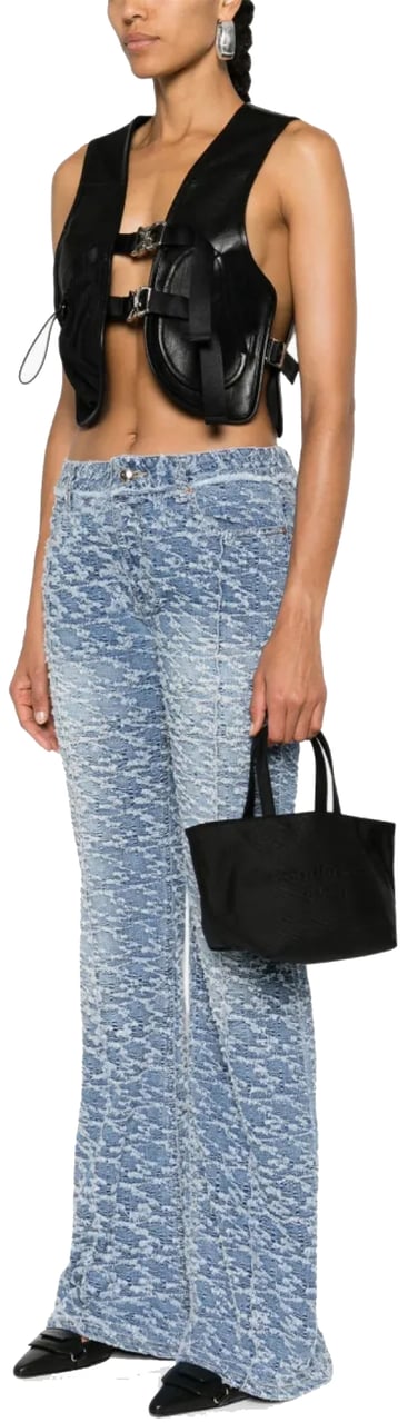 Alexander Wang Punch Logo Small Tote Bag Zwart