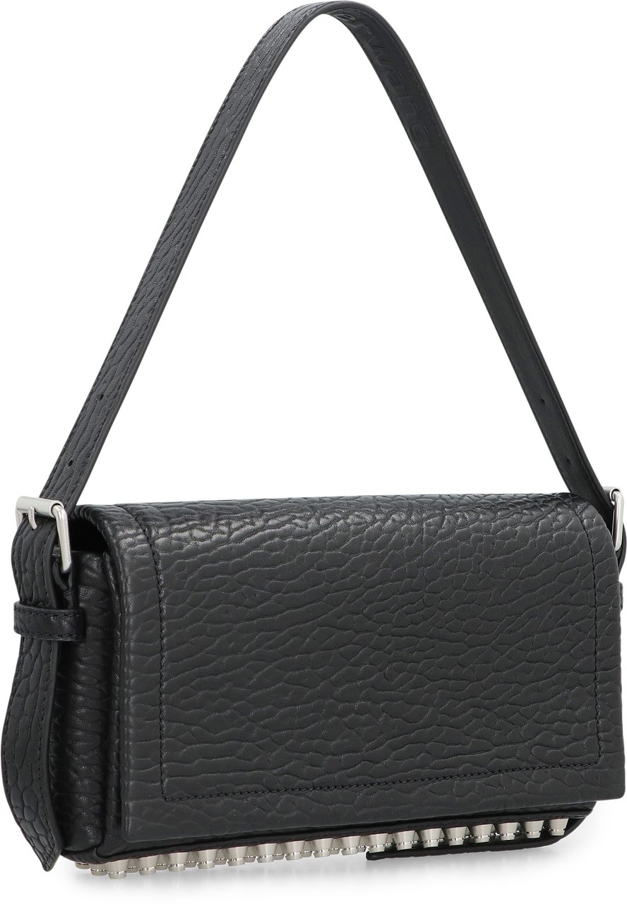 Alexander Wang Ricco slim Leather shoulder bag Zwart