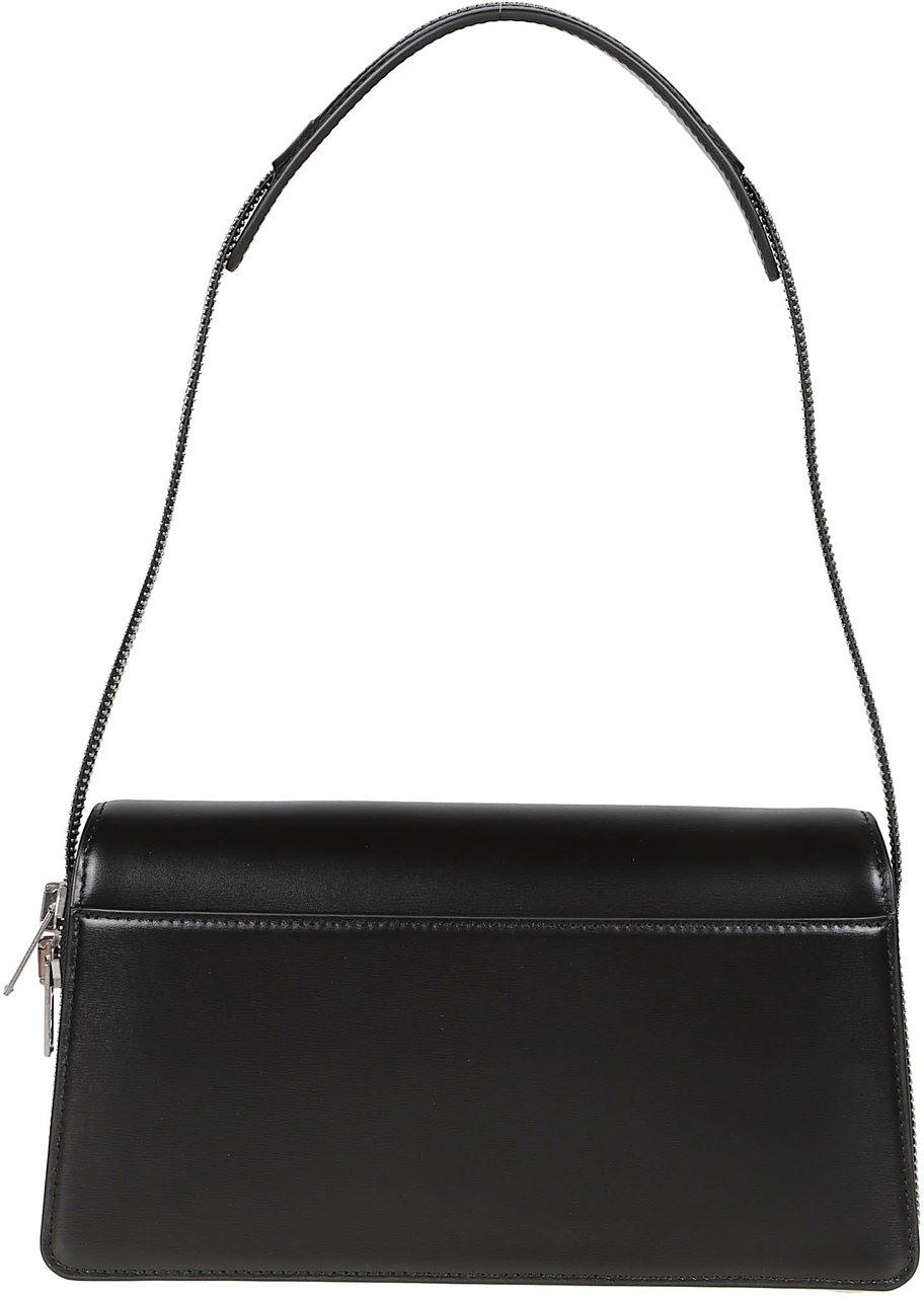 Alexander Wang Siren Medium Flap Bag Black Zwart