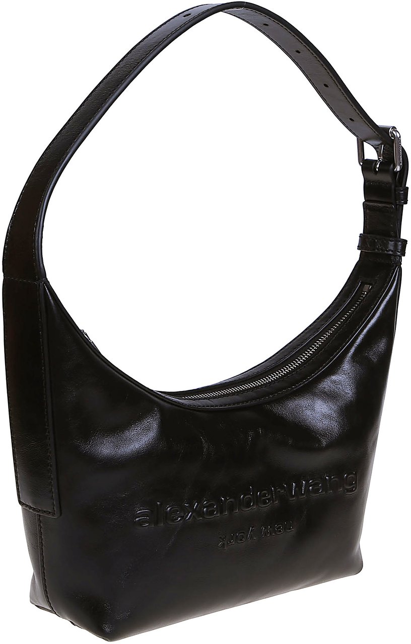 Alexander Wang Punch Small Hobo Bag Black Zwart