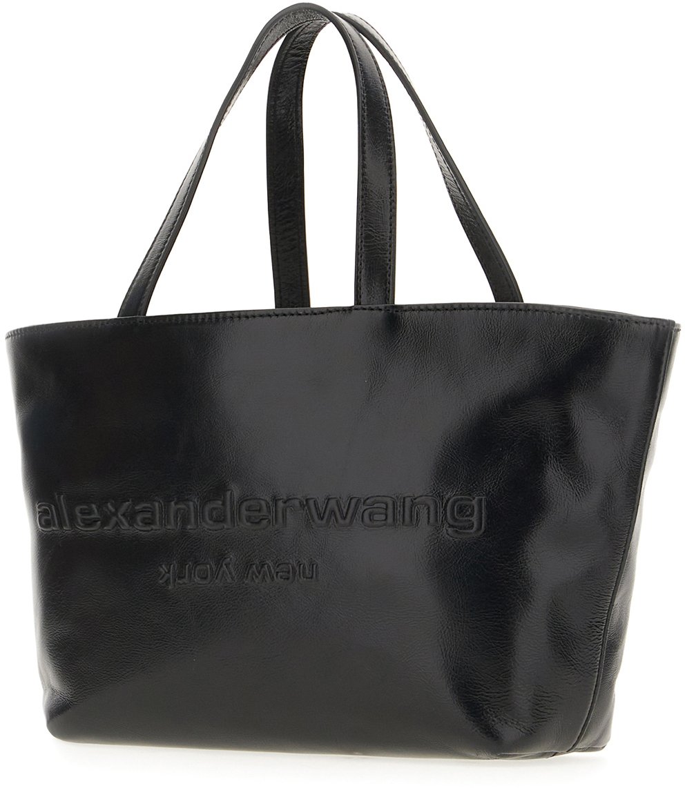 Alexander Wang Black leather handbag Zwart