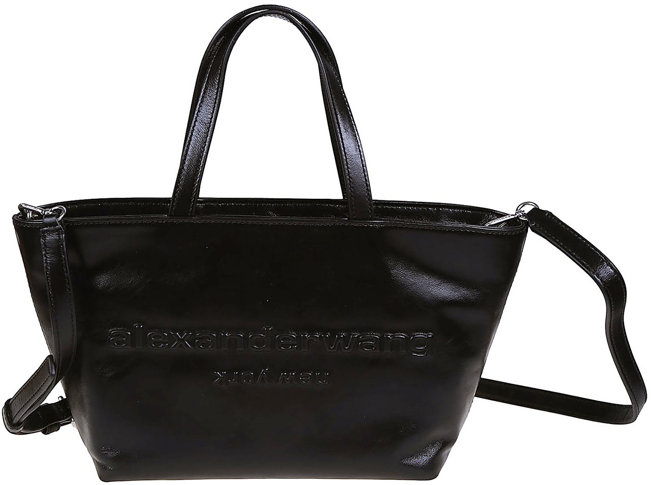 Alexander Wang Punch Small Detachable Strap Bag Black Zwart