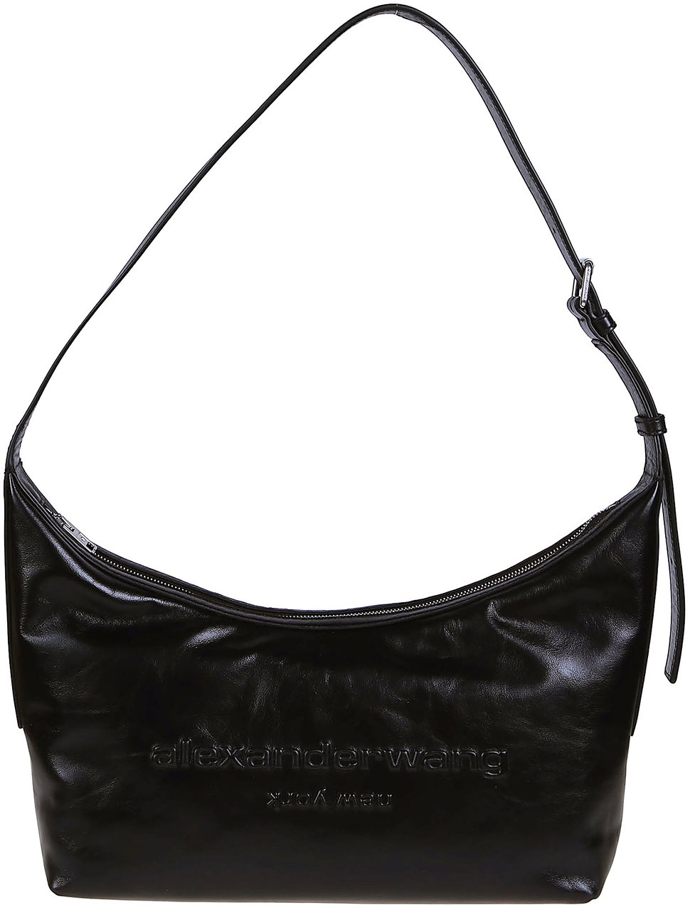 Alexander Wang Punch Crossbody Bag Black Zwart