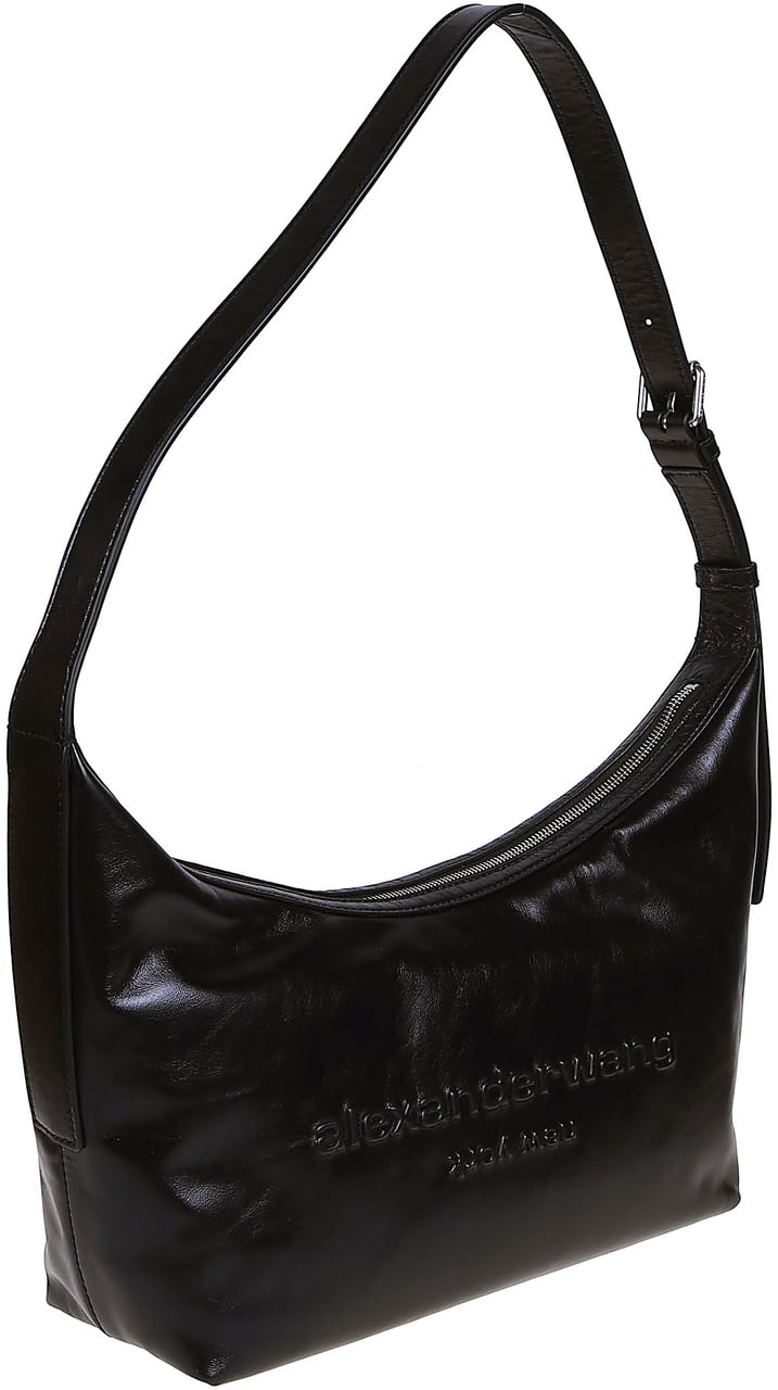 Alexander Wang Punch Crossbody Bag Black Zwart