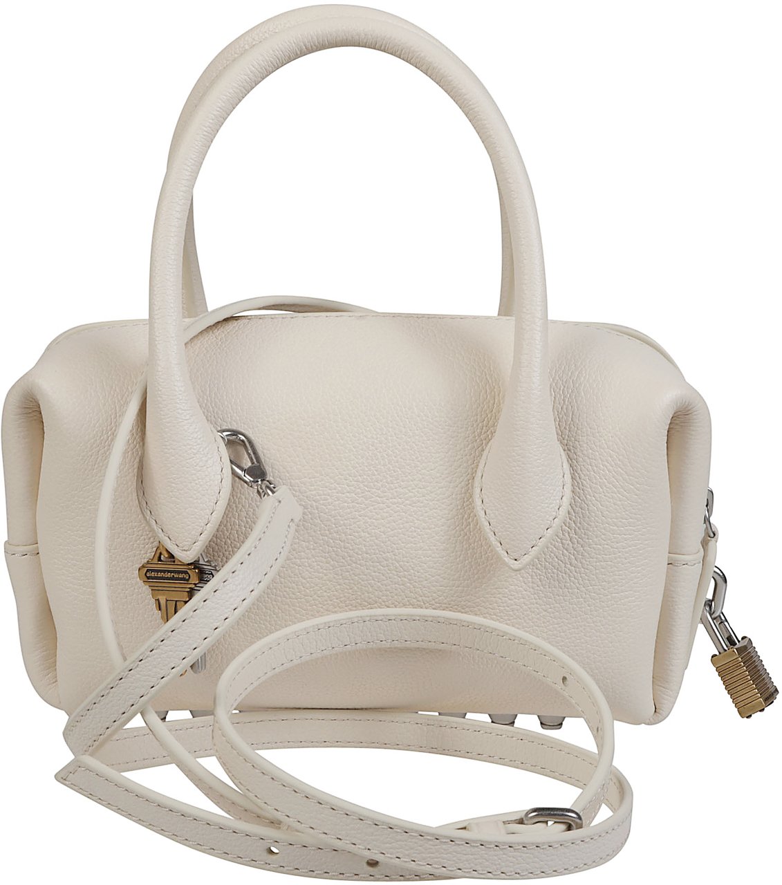 Alexander Wang Roux Small Top Handle Strap Bag Nude Beige