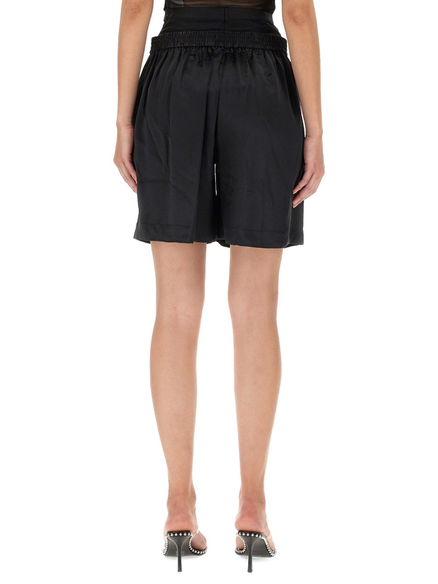 Alexander Wang LAYERED BOXER SHORTS Zwart