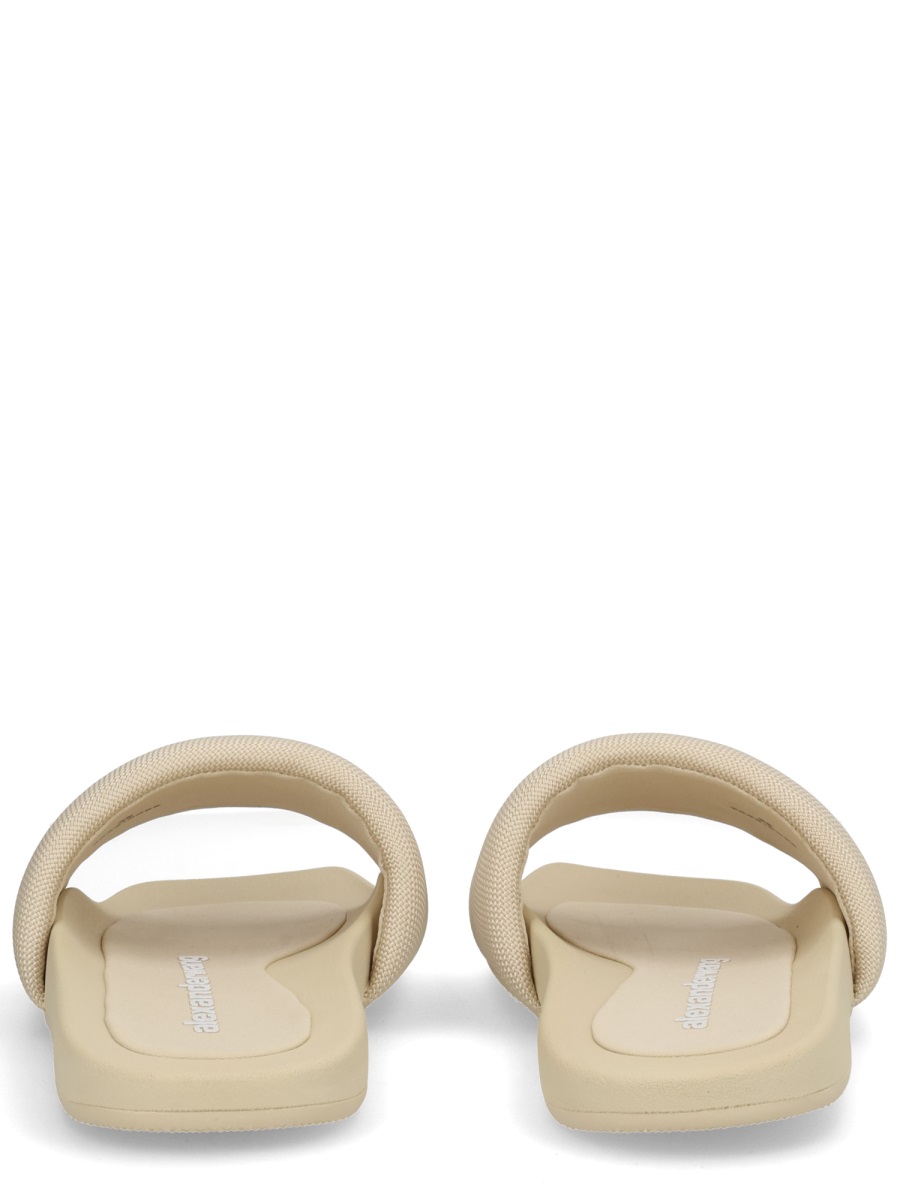 Alexander Wang Polyamide Minimalist Slip-On Slippers Neutraal