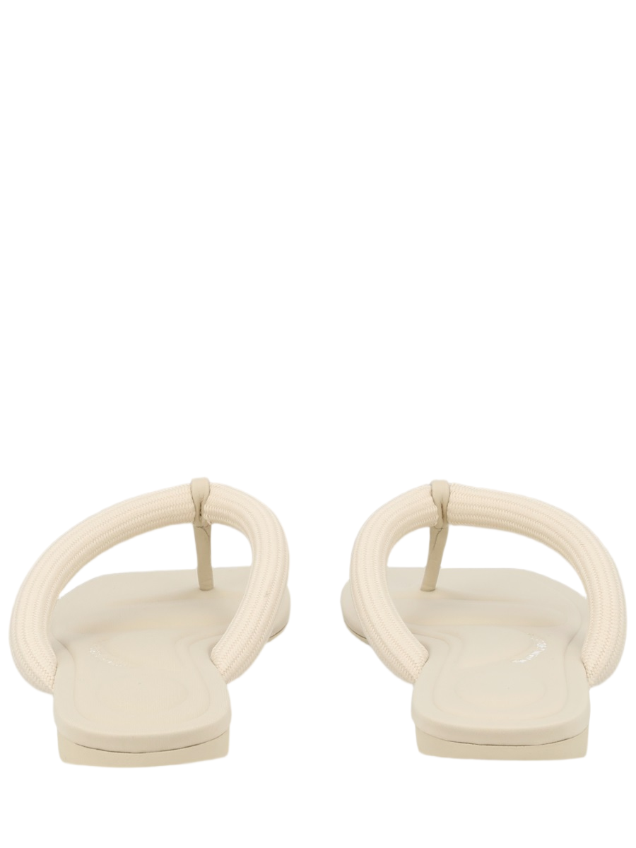 Alexander Wang Jenna Tubular Polyester Thong Sandals Neutraal