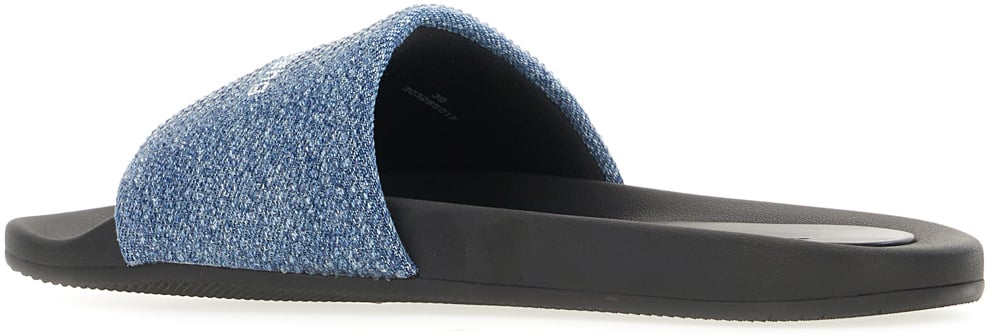 Alexander Wang Denim slippers Blauw